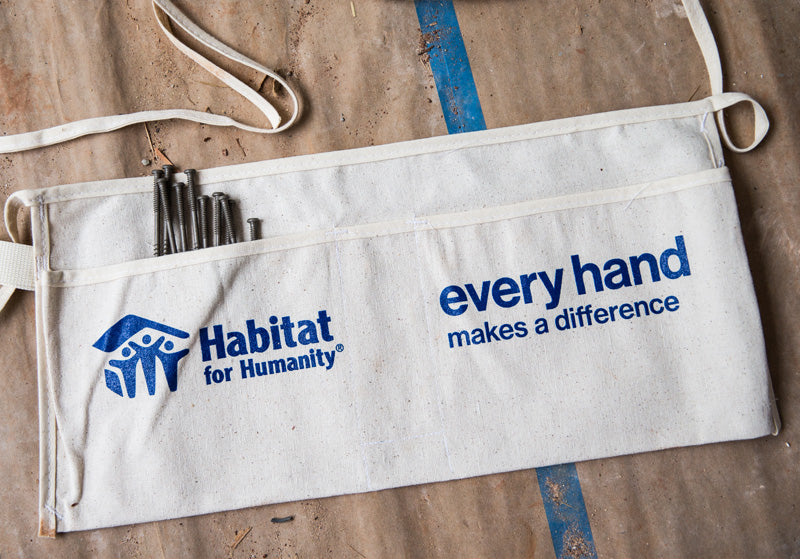 picture of Habitat for Humanity construction apron